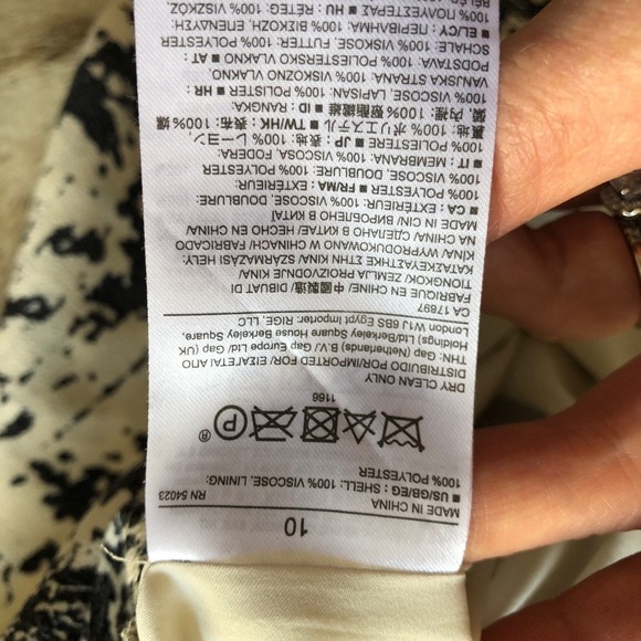 Banana Republic tiered shift dress size 10 - Picture 10 of 10